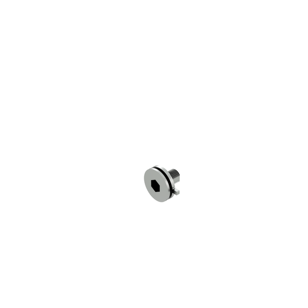 UNIPRO ALN10R12 AL-Nipple M10, rotating, thread length 12mm image 1