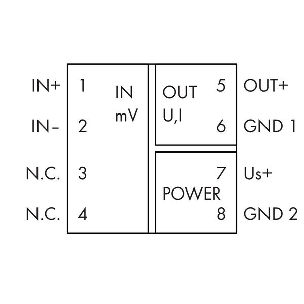 Voltage signal conditioner Bipolar voltage input signal Current and vo image 5