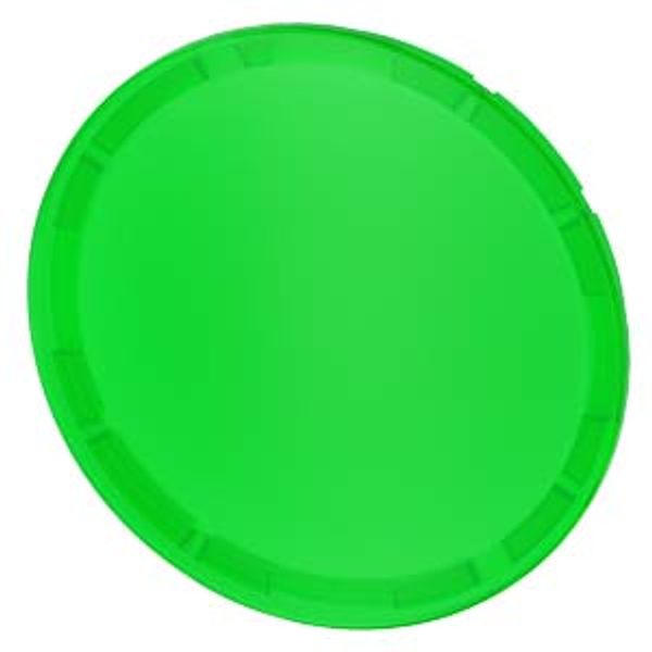 pushbutton, flat, green, for illuminated pushbutton image 1