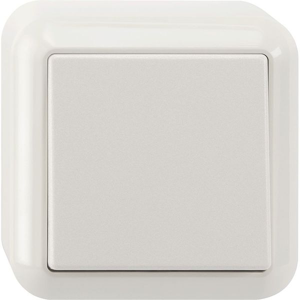 Off/toggle switch, 1-pole, polar white, surface-mounted image 1