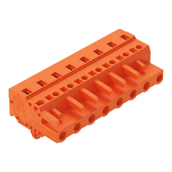 1-conductor female connector CAGE CLAMP® 2.5 mm² orange image 1