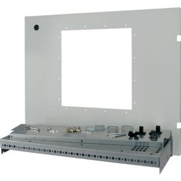 Mounting kit: IZMX40, fixed mounted design, W=800mm, grey image 1