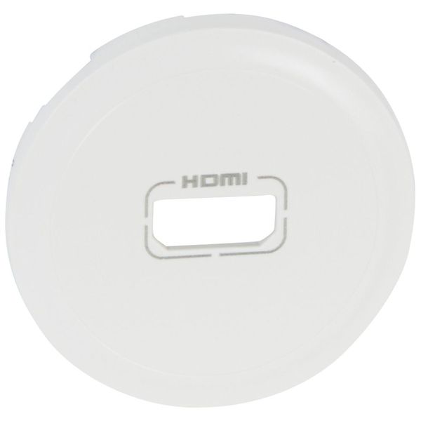 COVER PLATE AV HDMI WHITE image 1