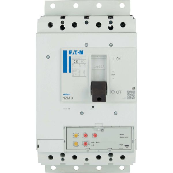 NZM3 PXR20 circuit breaker, 630A, 4p, plug-in technology image 8