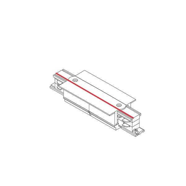 CTLS RECESSED POWER STRAIGHT CONNECTOR BLACK image 1