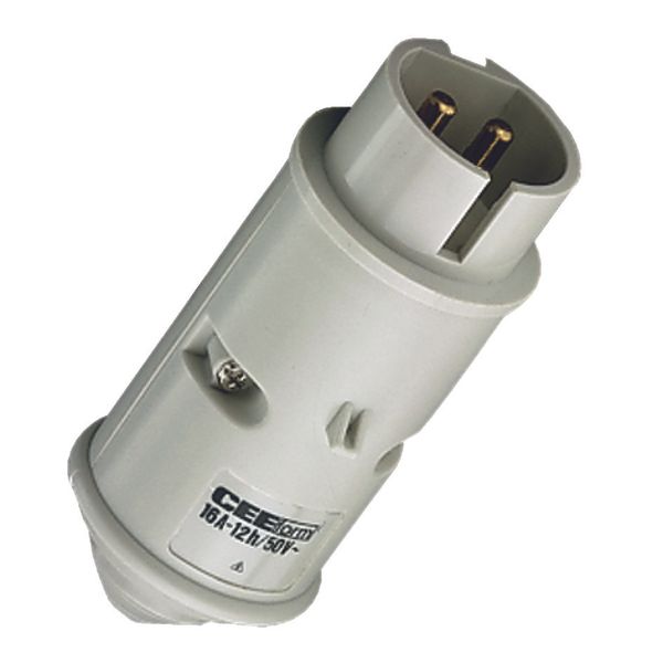 Mennekes Plug, 16A2p12h, low voltage, IP44 630A image 1