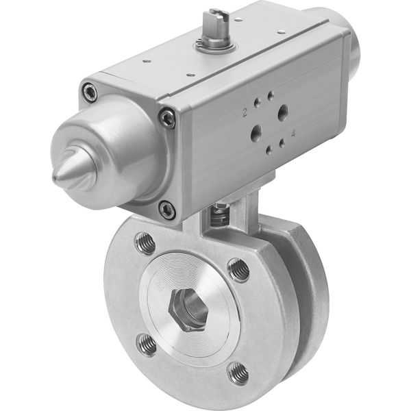 VZBC-20-FF-40-22-F0304-V4V4T-PS30-R-90-4-C Ball valve actuator unit image 1