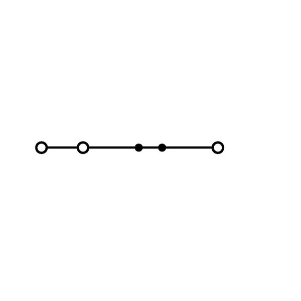 3-conductor through terminal block with push-button 2.5 mm² orange image 2