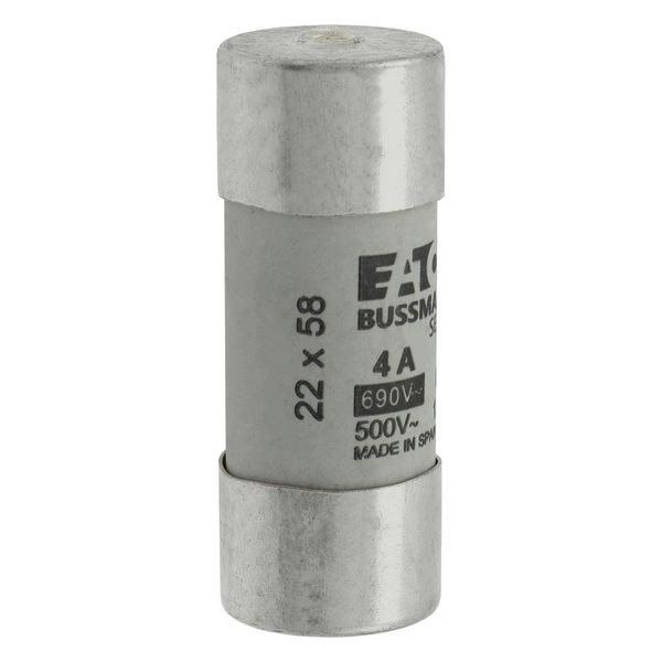 Fuse-link, LV, 4 A, AC 690 V, 22 x 58 mm, gL/gG, IEC, with striker image 22