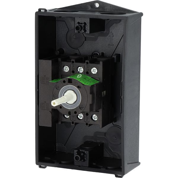 Safety switch, P1, 32 A, 3 pole, 1 N/O, 1 N/C, STOP function, With black rotary handle and locking ring, Lockable in position 0 with cover interlock, image 55