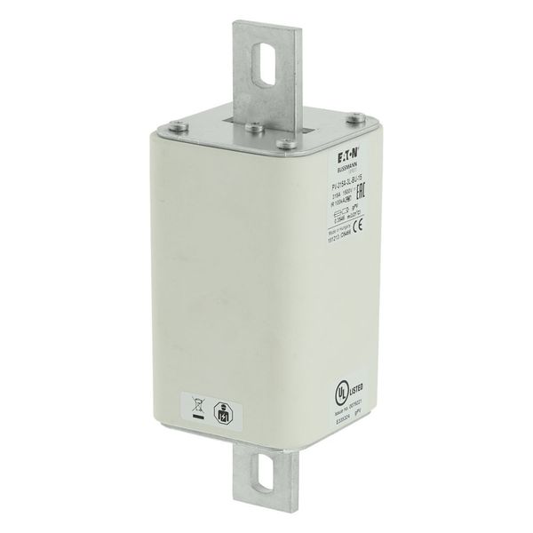 Fuse-link, high speed, 315 A, DC 1500 V, 3L, 75 x 205 mm, gPV, IEC, UL, without indicator, bolted contacts image 9