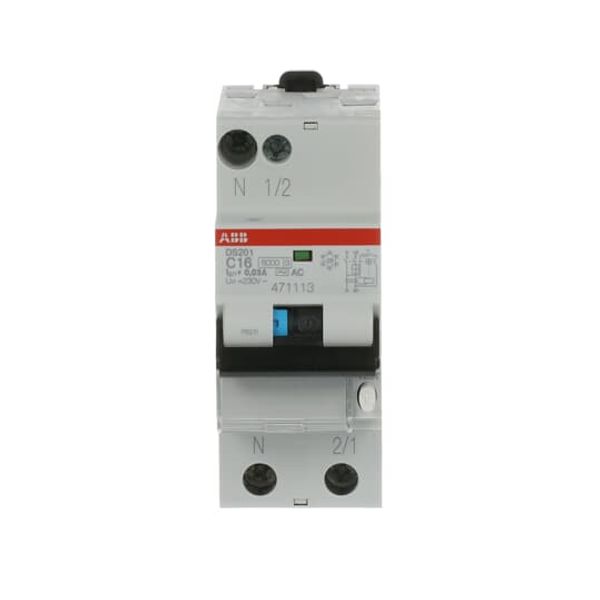 DS201 C16 AC30-L Residual Current Circuit Breaker with Overcurrent Protection image 1