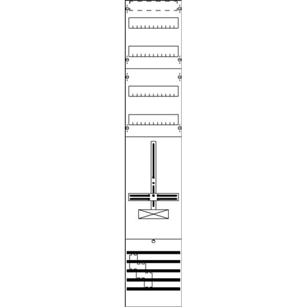 FD19ER Meter panel , 1350 mm x 250 mm (HxW), Rows: 2 image 17