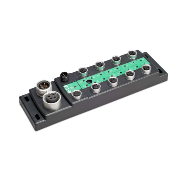 SWD Block module I/O module IP69K, 24 V DC, 4 inputs with power supply, 4 outputs with separate power supply, 8 M12 I/O sockets image 8