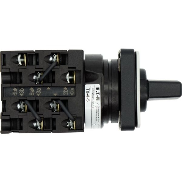 Multi-speed switches, T0, 20 A, flush mounting, 4 contact unit(s), Contacts: 8, 60 °, maintained, With 0 (Off) position, 2-0-1, Design number 5 image 2