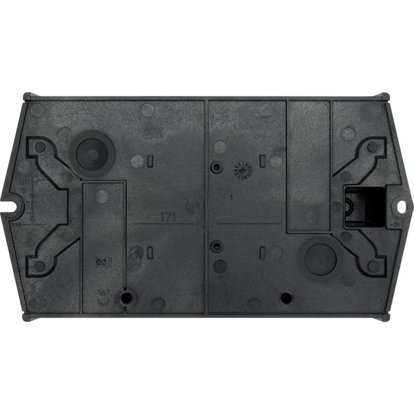 Reversing star-delta switches, T3, 32 A, surface mounting, 5 contact unit(s), Contacts: 10, 60 °, maintained, With 0 (Off) position, D-Y-0-Y-D, Design image 22