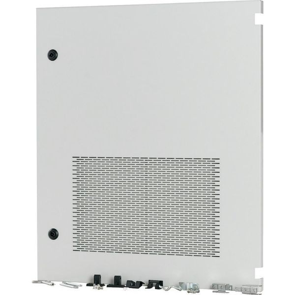 Section wide door, ventilated, right, HxW=700x600mm, IP31, grey image 5