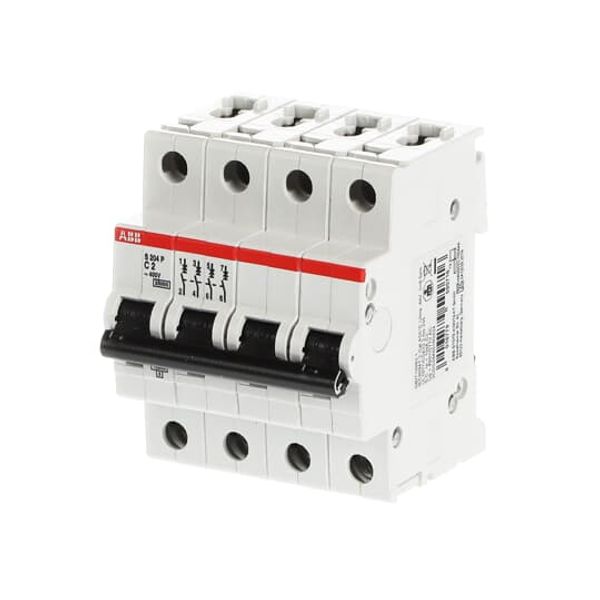 S204P-C2 Miniature Circuit Breaker - 4P - C - 2 A image 3