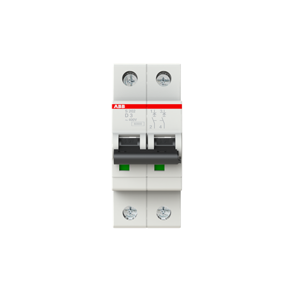 S202-D3 Miniature Circuit Breaker - 2P - D - 3 A image 6