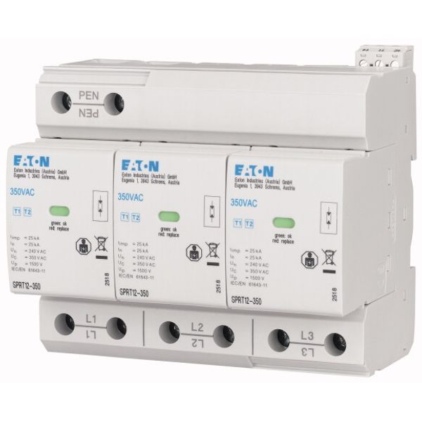 Combined arrester, transient voltage surge suppression T1&T2 image 3