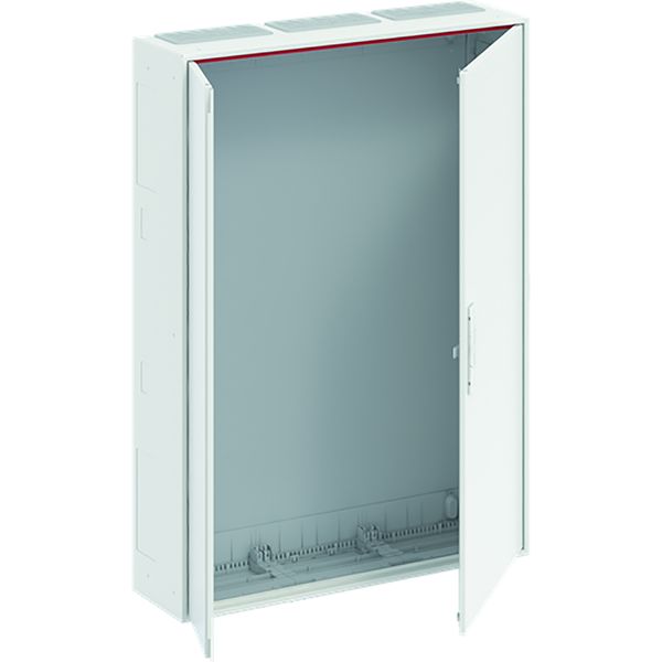 A37 ComfortLine A Wall-mounting cabinet, Surface mounted/recessed mounted/partially recessed mounted, 252 SU, Isolated (Class II), IP44, Field Width: 3, Rows: 7, 1100 mm x 800 mm x 215 mm image 1