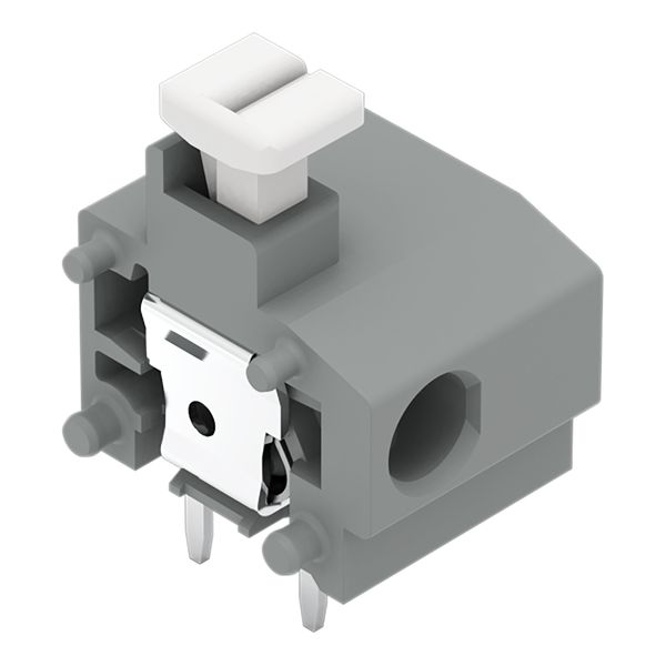 Stackable PCB terminal block push-button 1.5 mm² gray image 6