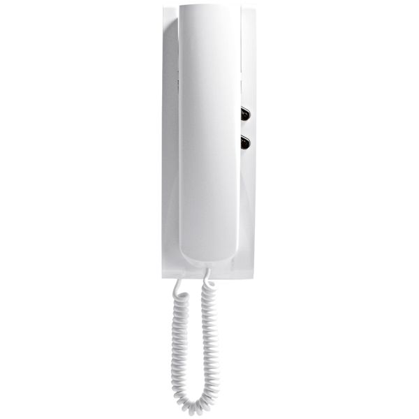 Wall-mounted interphone, white image 1