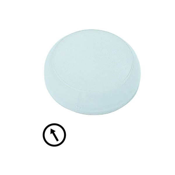 Lens, indicator light white, flush, arrow symbol image 3