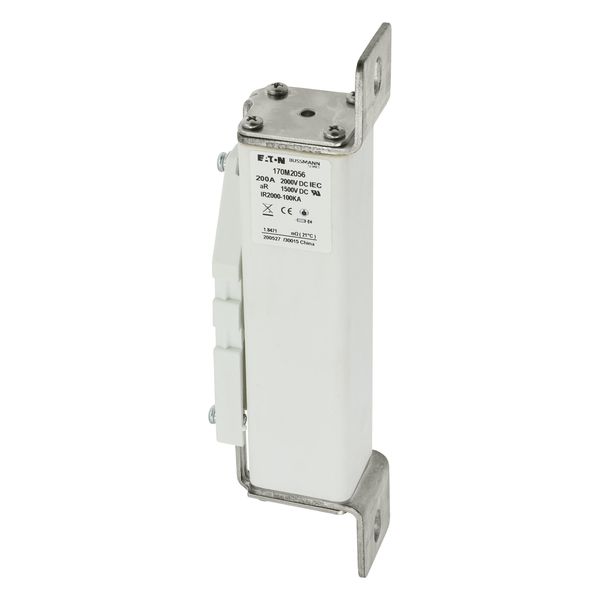 Fuse-link, high speed, 200 A, DC 2000 V, 39 x 66 x 216 mm, aR, IEC, with indicator image 4