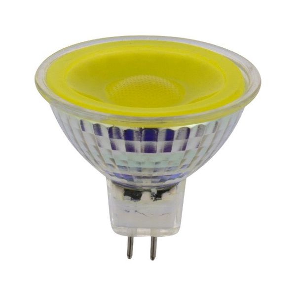 LED GU5.3 MR16 Glass 50x47.5 12V 5W 38° AC/DC Yellow Non-Dim image 2
