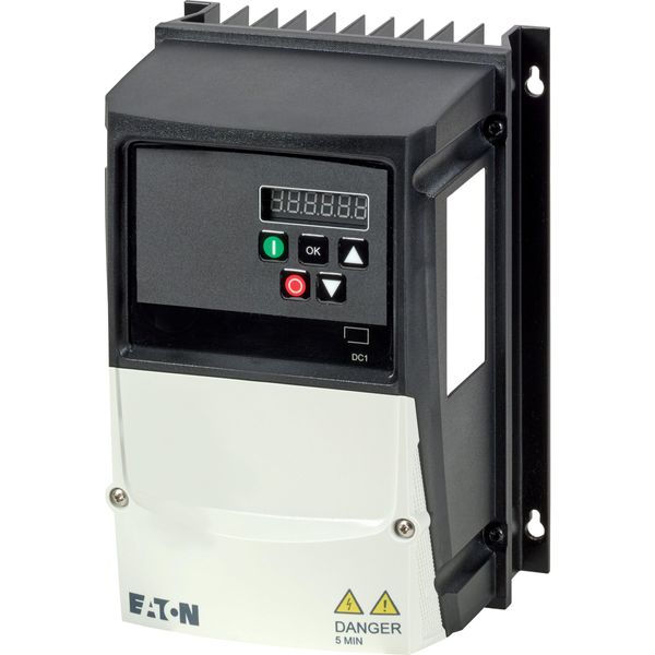 Variable frequency drive, 230 V AC, 1-phase, 4.3 A, 0.37 kW, IP66/NEMA 4X, Radio interference suppression filter, 7-digital display assembly, Addition image 14