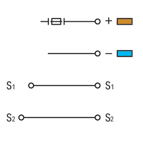 4-conductor sensor terminal block for PNP (positive) switching sensors image 4