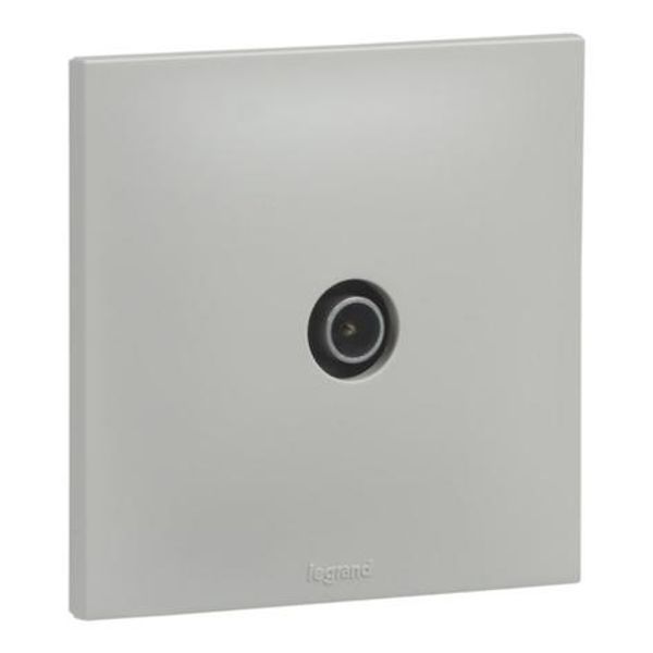 Urbano star male TV socket gray finish image 1