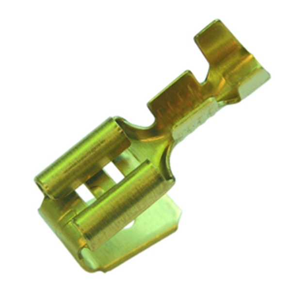 Flat plug brass 60° 6.3x0.8 mm image 17