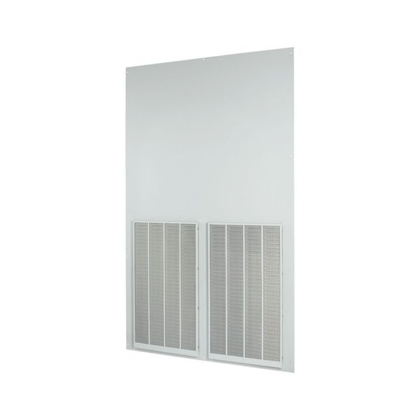 Rearwall, ventilated, HxW=2000x1200mm, IP42, grey image 2