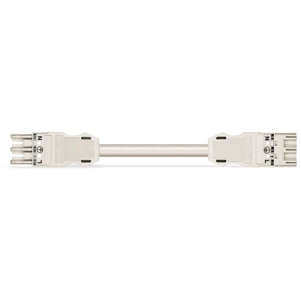 pre-assembled interconnecting cable;Eca;Socket/plug;gray image 3