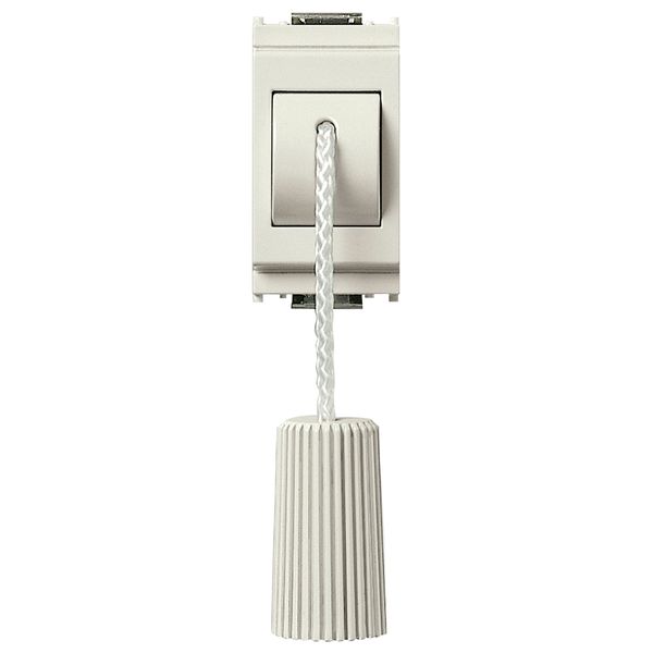 1P NO 10A cord-operated push white image 1
