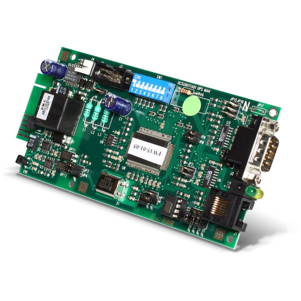 J-Bus/ModBUS UPS interface via RS232/RS485 - plug in card image 1