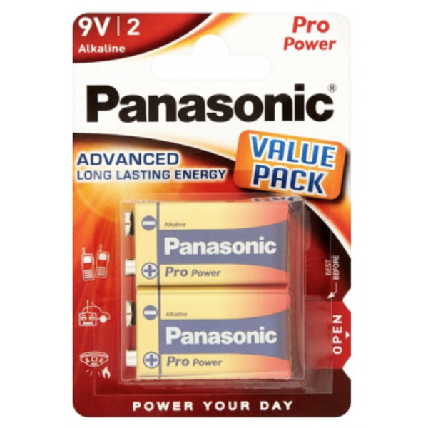 PANASONIC Pro Power 6LR61 9V BL2 image 1
