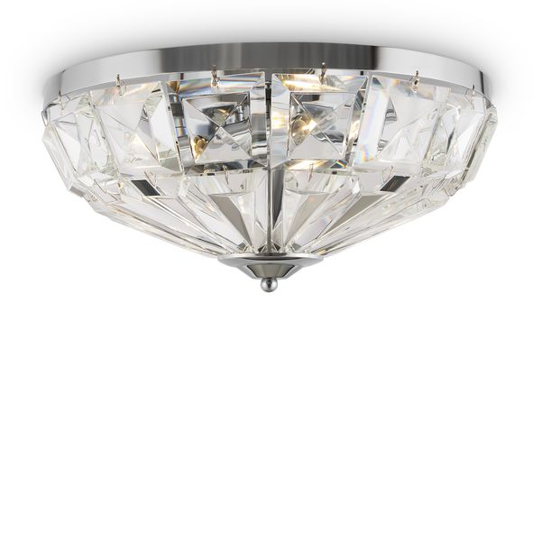 Neoclassic Facet Ceiling lamp Chrome image 1