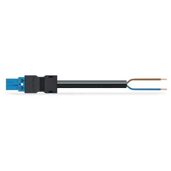 pre-assembled connecting cable Eca Socket/open-ended blue image 1