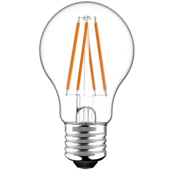 LED Filament Bulb - Classic A60 E27 7.3W 806lm 2700K Clear 320°  - Daylight Sensor image 1