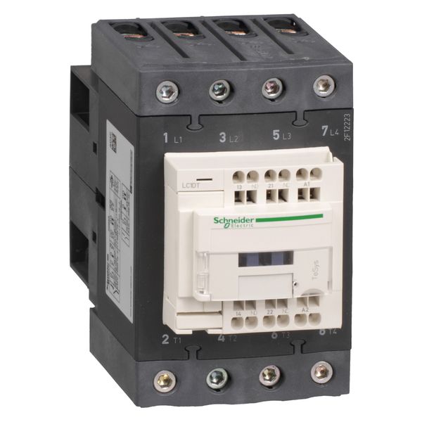 TeSys Deca contactor - 4P(4 NO) - AC-1 - = 440 V 80 A - 230 V AC 50/60 Hz coil image 1