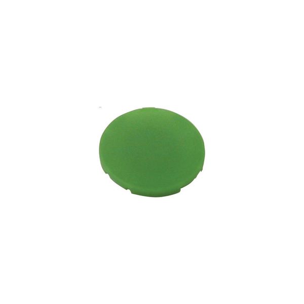 Button plate, flat green, blank image 4