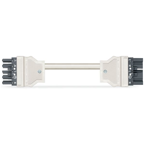 pre-assembled interconnecting cable Eca Socket/plug dark gray image 4