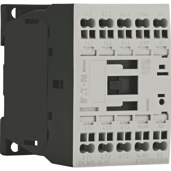 Contactor, 3 pole, 380 V 400 V 7.5 kW, 1 N/O, 110 V 50 Hz, 120 V 60 Hz, AC operation, Push in terminals image 8