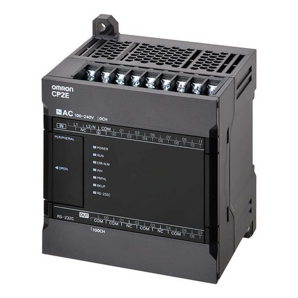 CP2E series compact PLC - Essential Type; 12 DI, 8DO; Relay output; Po image 2