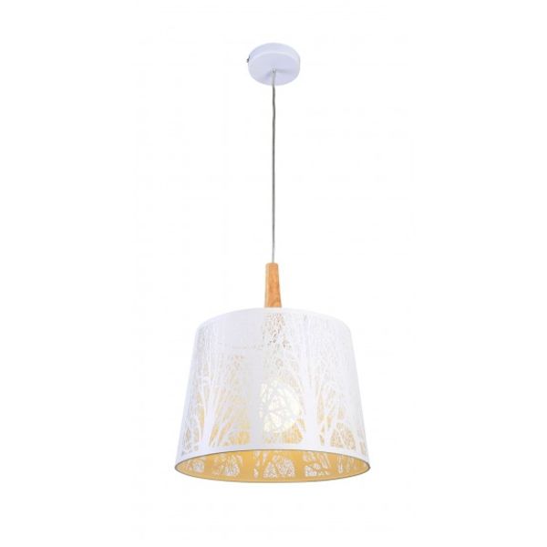 Modern Lantern Pendant Lamp White image 2