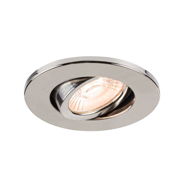 UNIVERSAL DOWNLIGHT Cover, for Downlight IP20, pivoting, round, chrome image 2