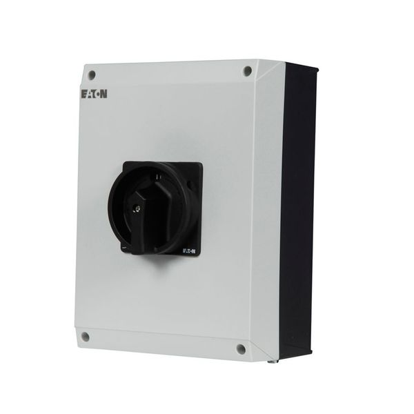 Main switch, P3, 100 A, surface mounting, 3 pole, 1 N/O, 1 N/C, STOP function, With black rotary handle and locking ring, Lockable in the 0 (Off) posi image 38